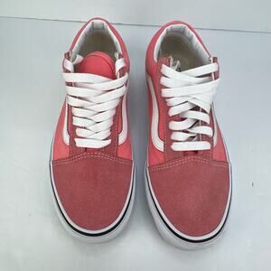 VANS OLD SKOOL Unisex Casual Shoes SNEAKERS Pink LEMONADE /TRUE WHITE M 7 W 8 .5